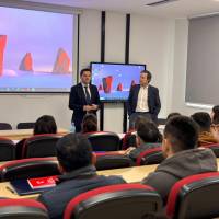 Vizitë e Ambasadorit të Italisë në FEUT dhe leksion i hapur me studentët